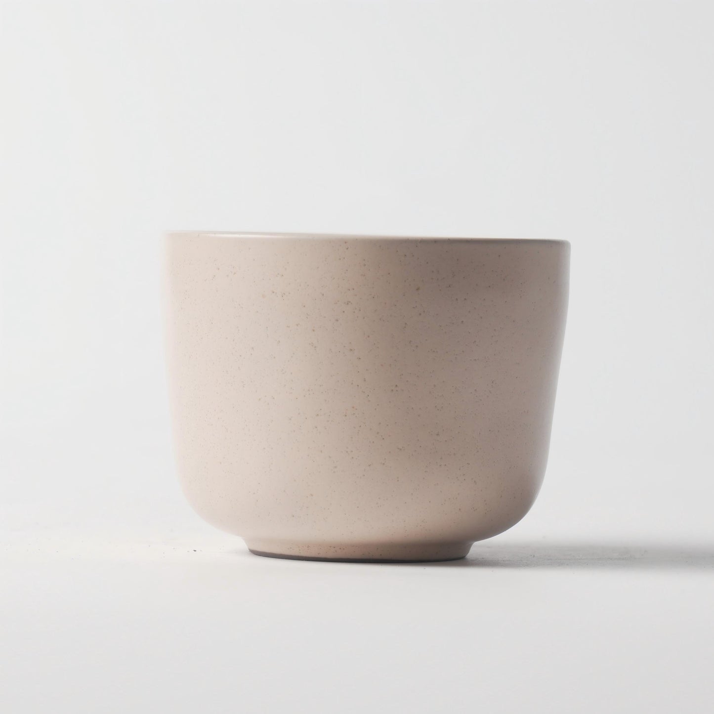 Cream Beige Matte Ceramic Tea Cup