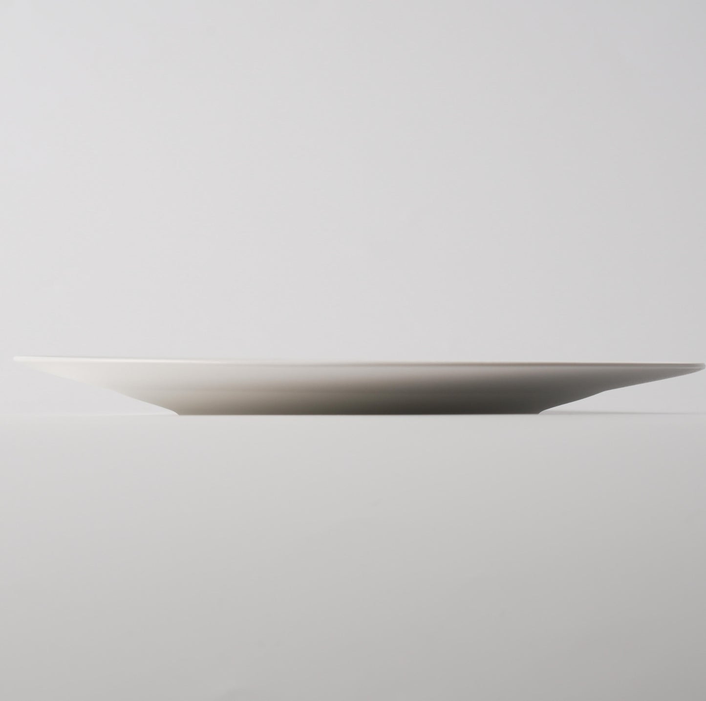 White Tonal Floral Scroll Relief Ceramic Plate