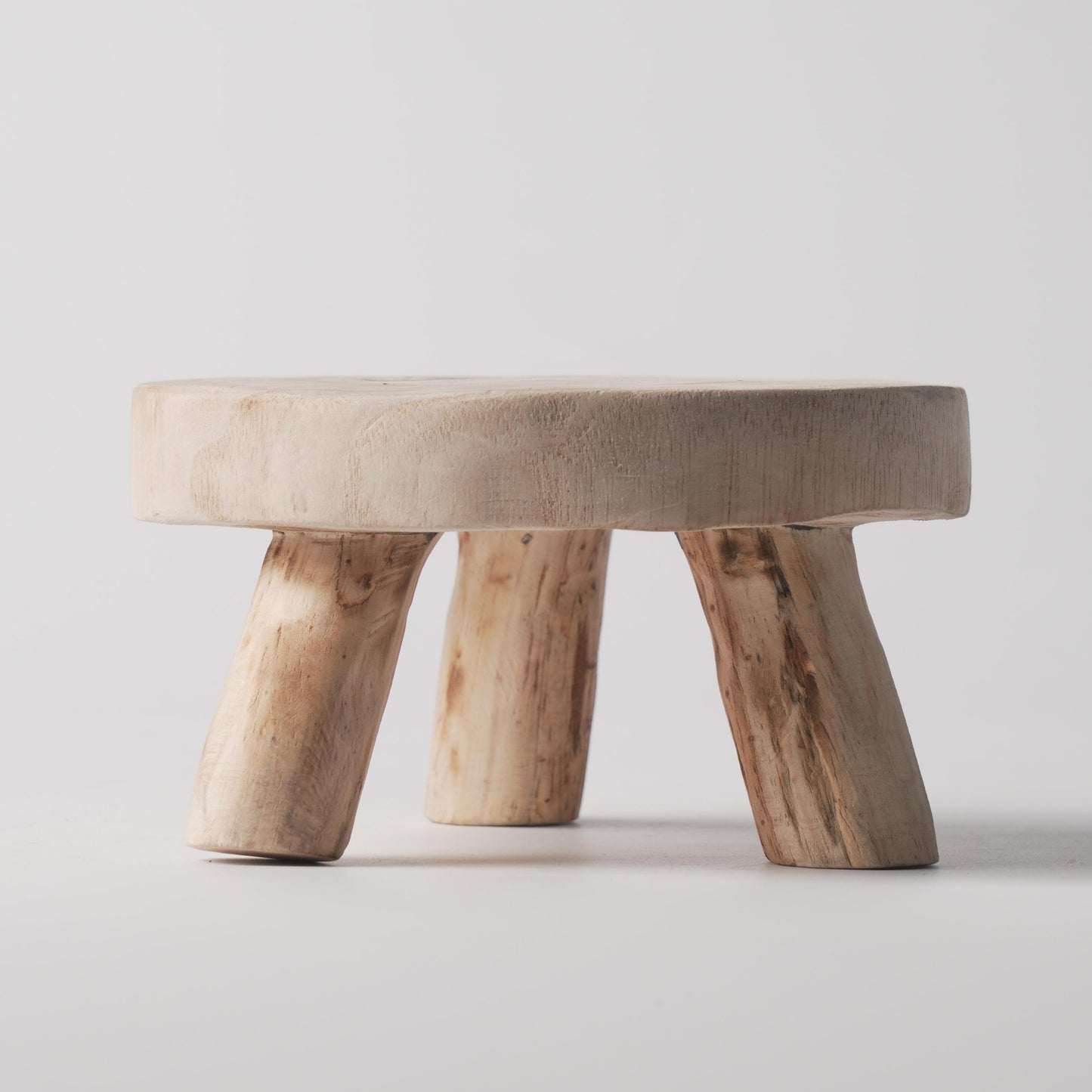 Wabi-Sabi Natural Wood Sculptural Tea Table
