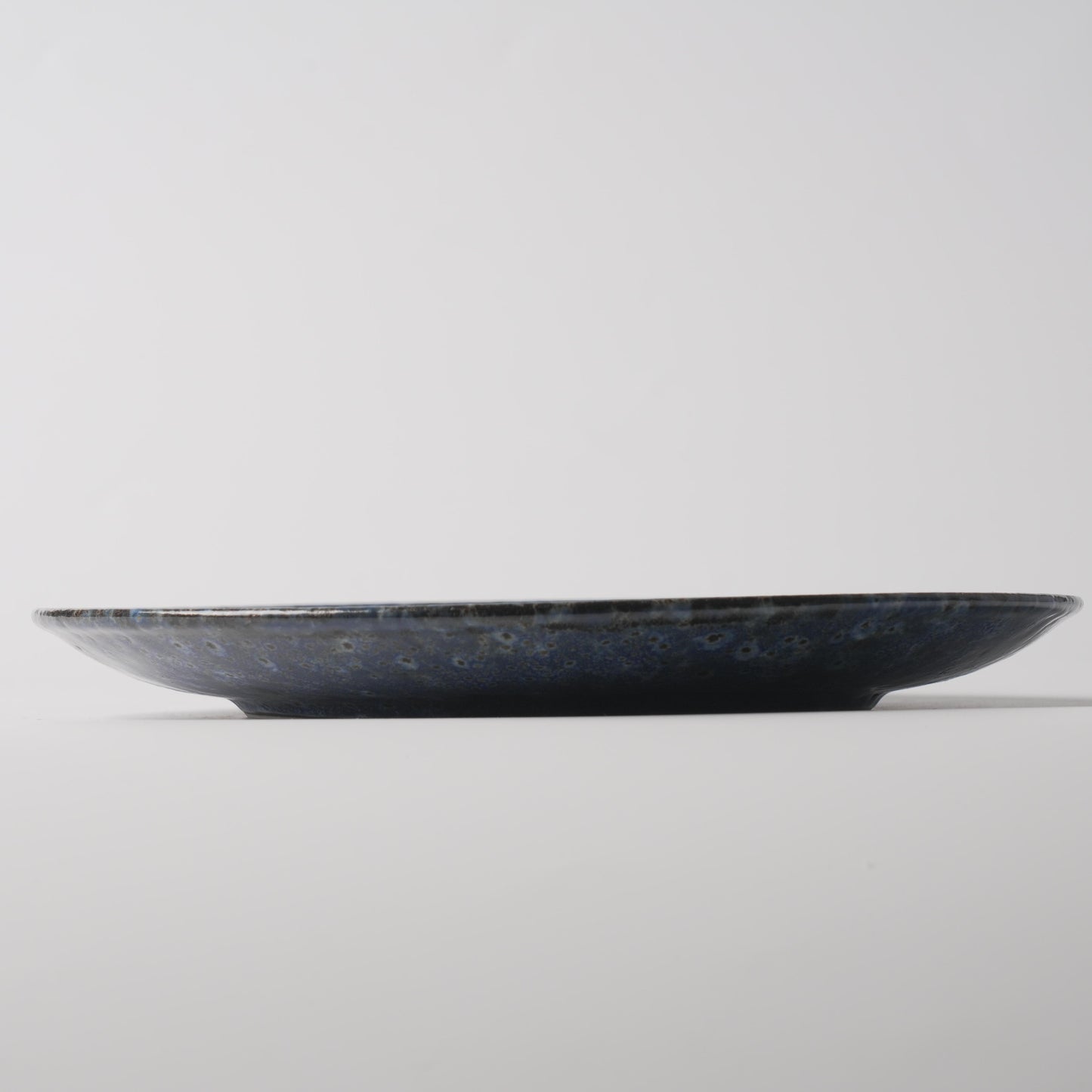 Deep Sea Bubble Glaze Shallow Ceramic Plate
