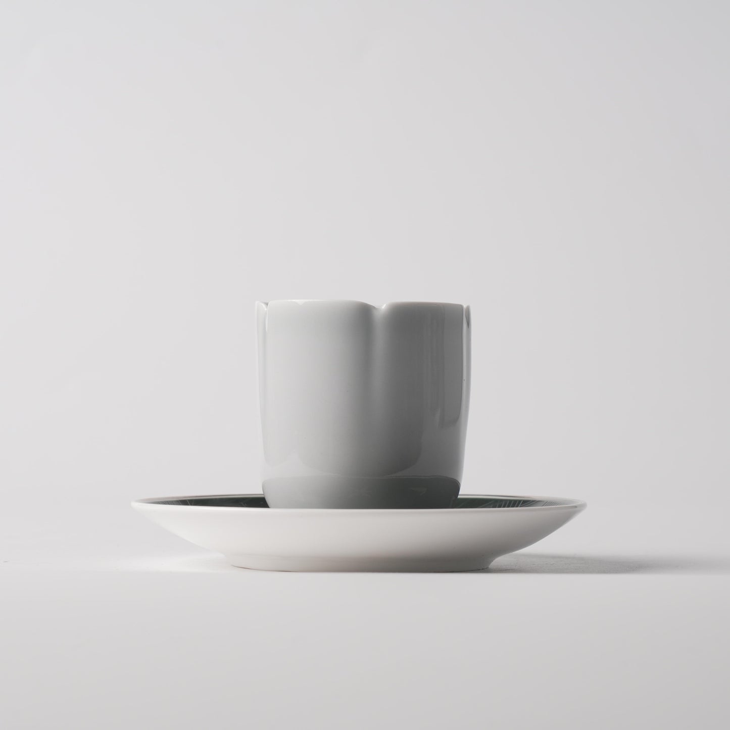 Bamboo Shadow Saucer & Lotus Petal Cup Set