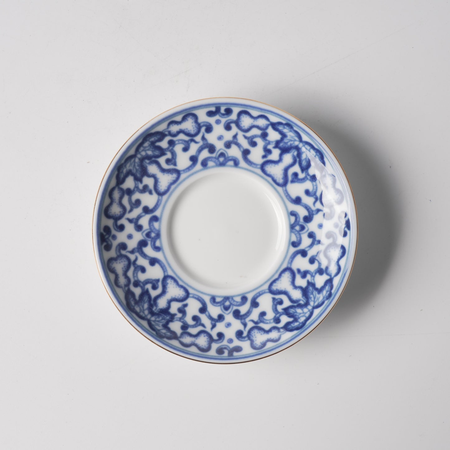 Fu Lu Gold — 3" Fuyao Tea Cup & 4" Saucer Set