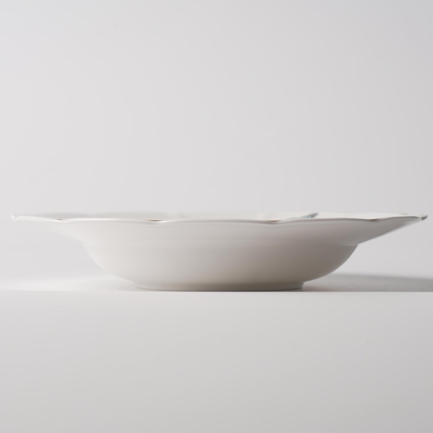 Angel × Butterfly — Rimmed Soup Plate