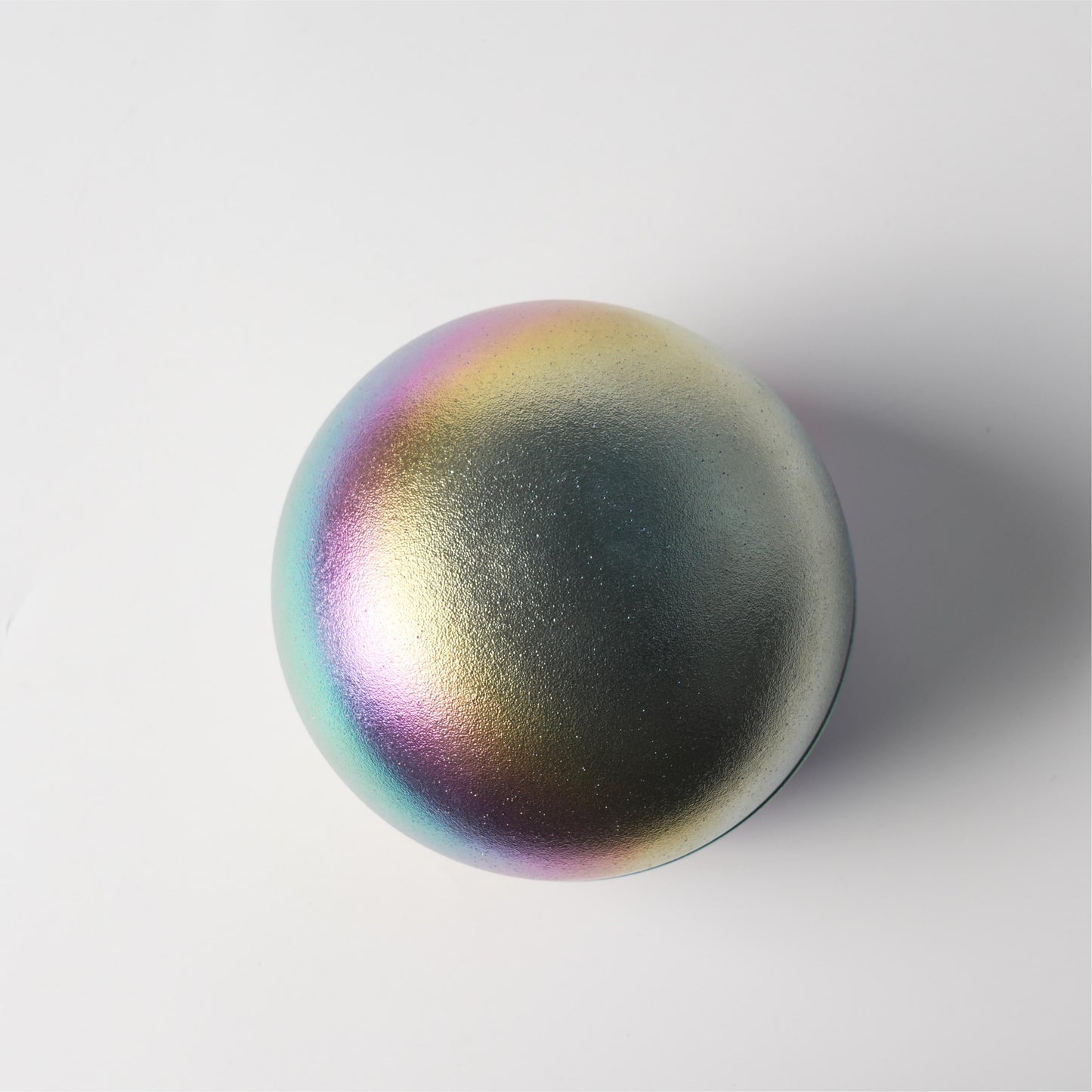 Iridescent Rainbow Ceramic Sphere Box