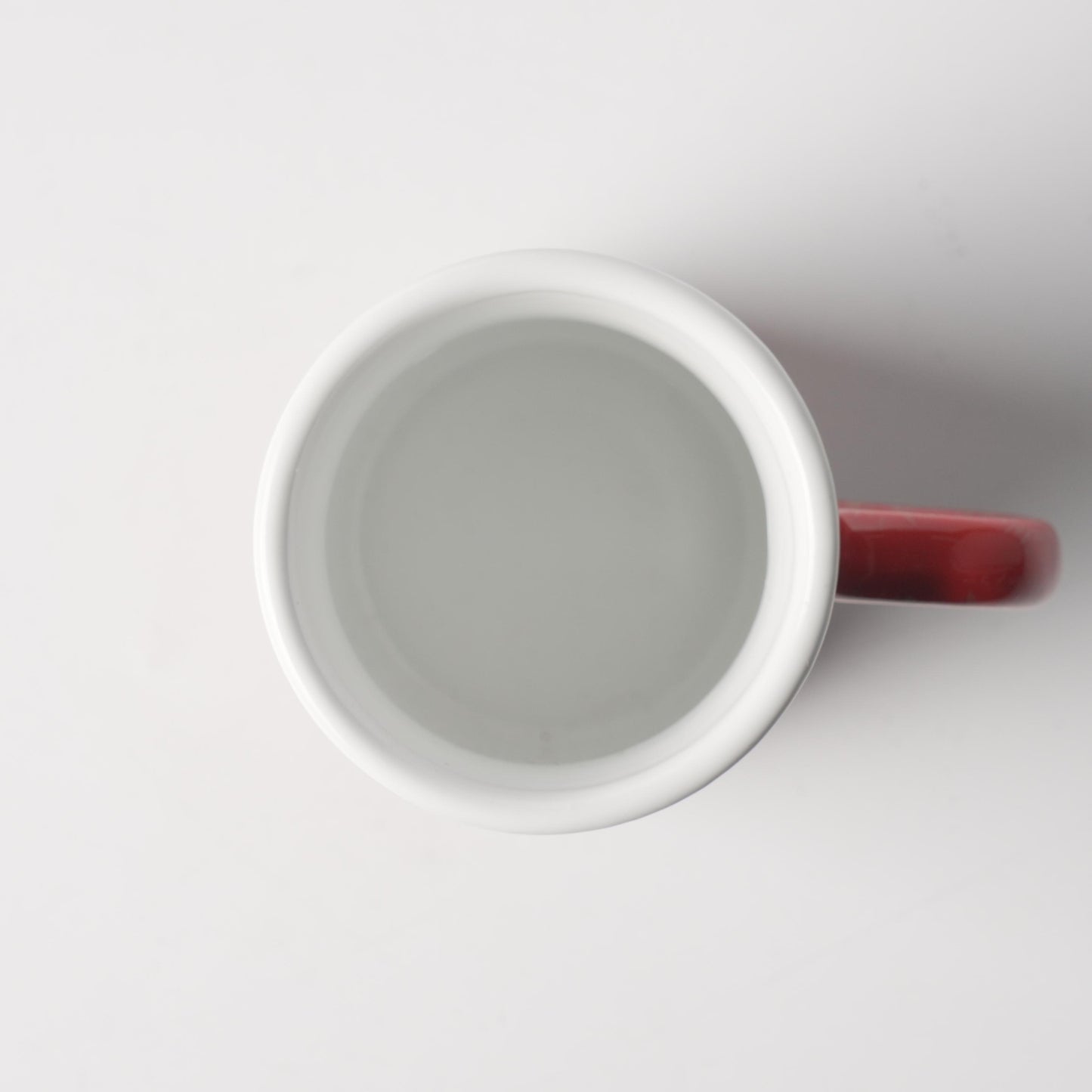 Golden Bloom Red Ceramic Mug