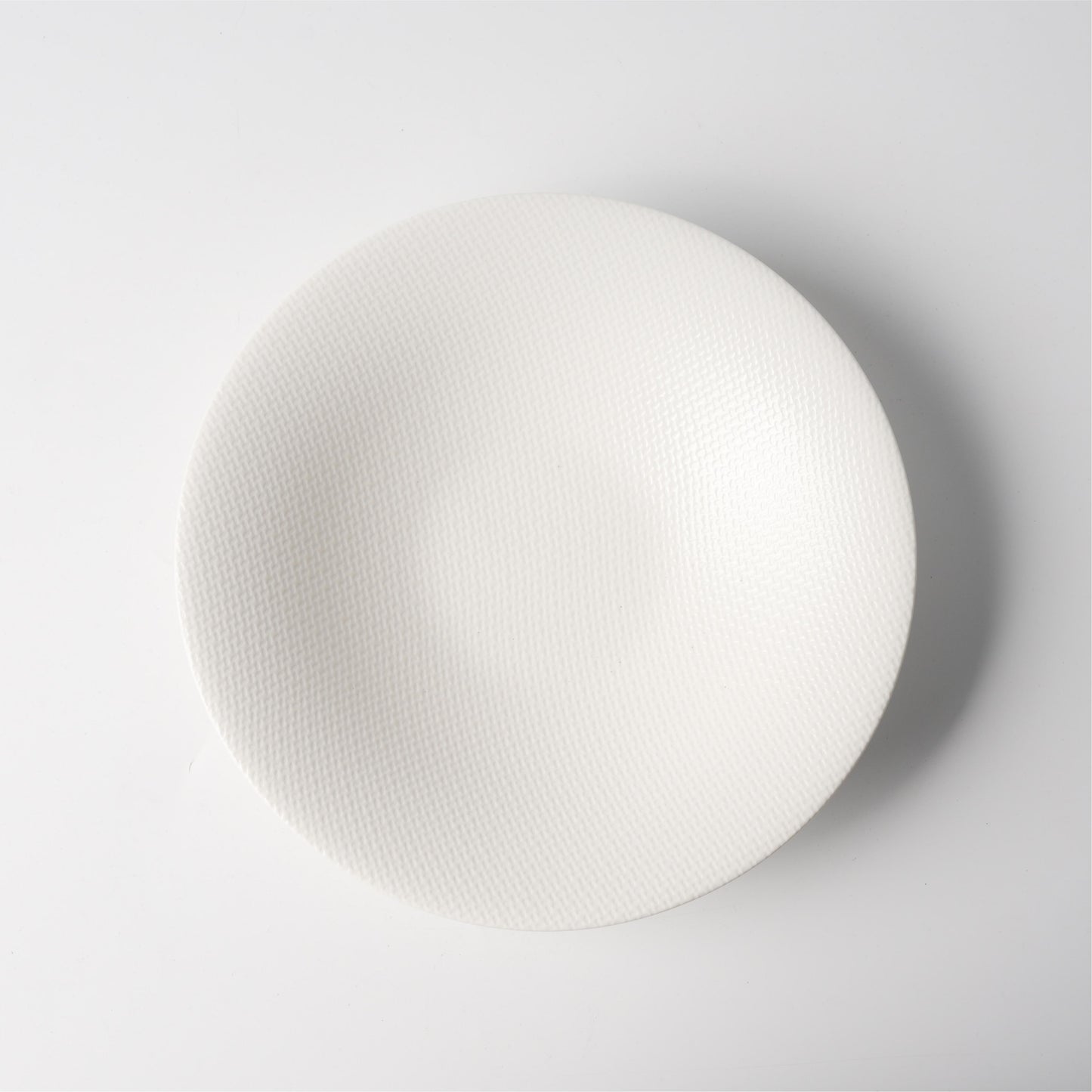 White Lattice Dome Ceramic Plate
