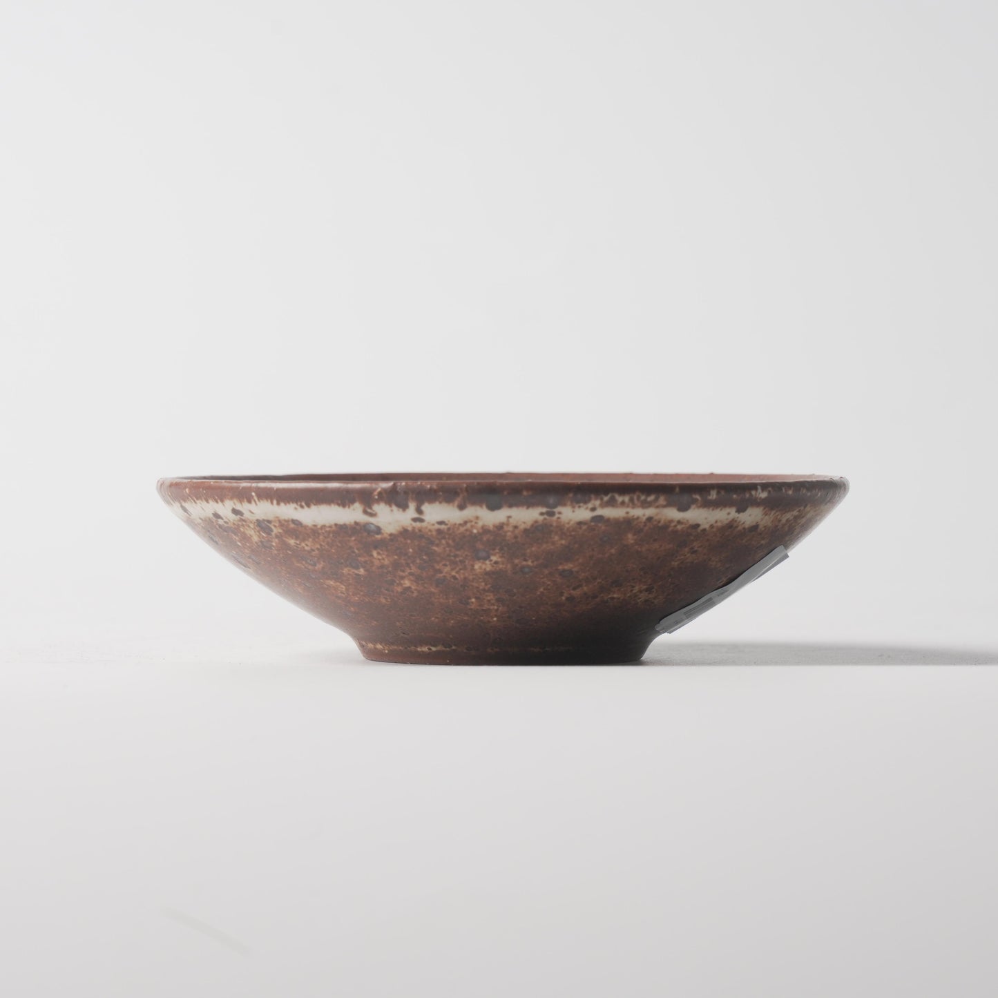 Rustic Brown Speckled Ceramic Plate
