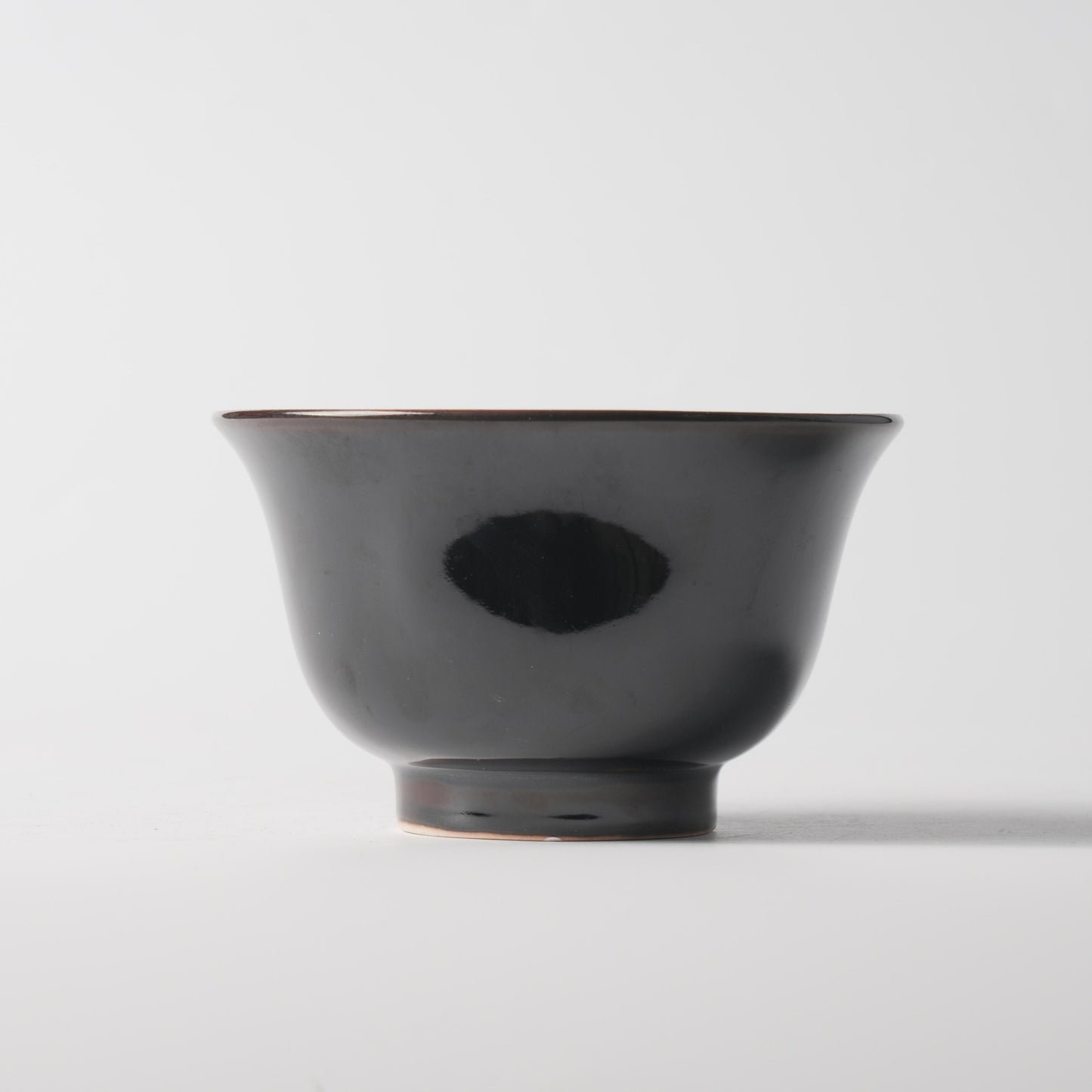 Antique-Style Dark Glaze Ceramic Bowl