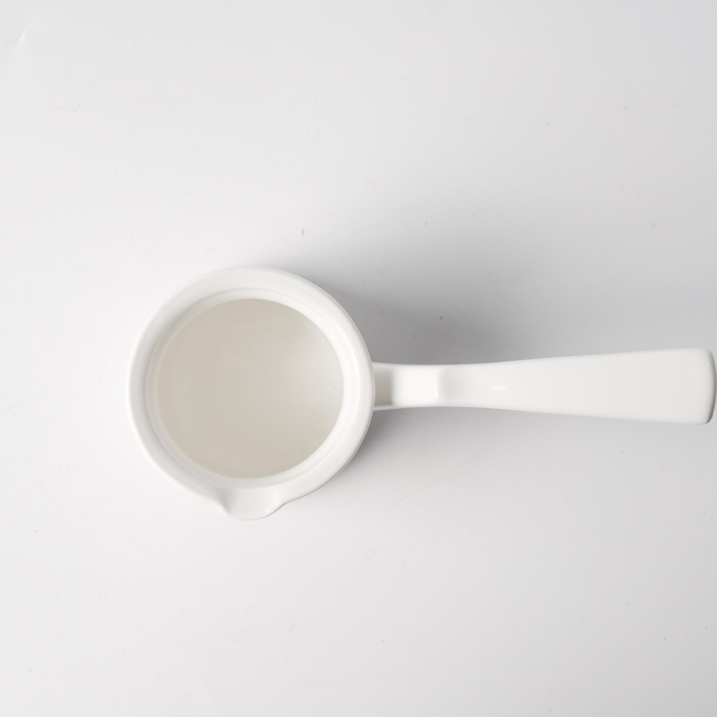 6.75-Inch Long-Handle Ceramic Milk Pot