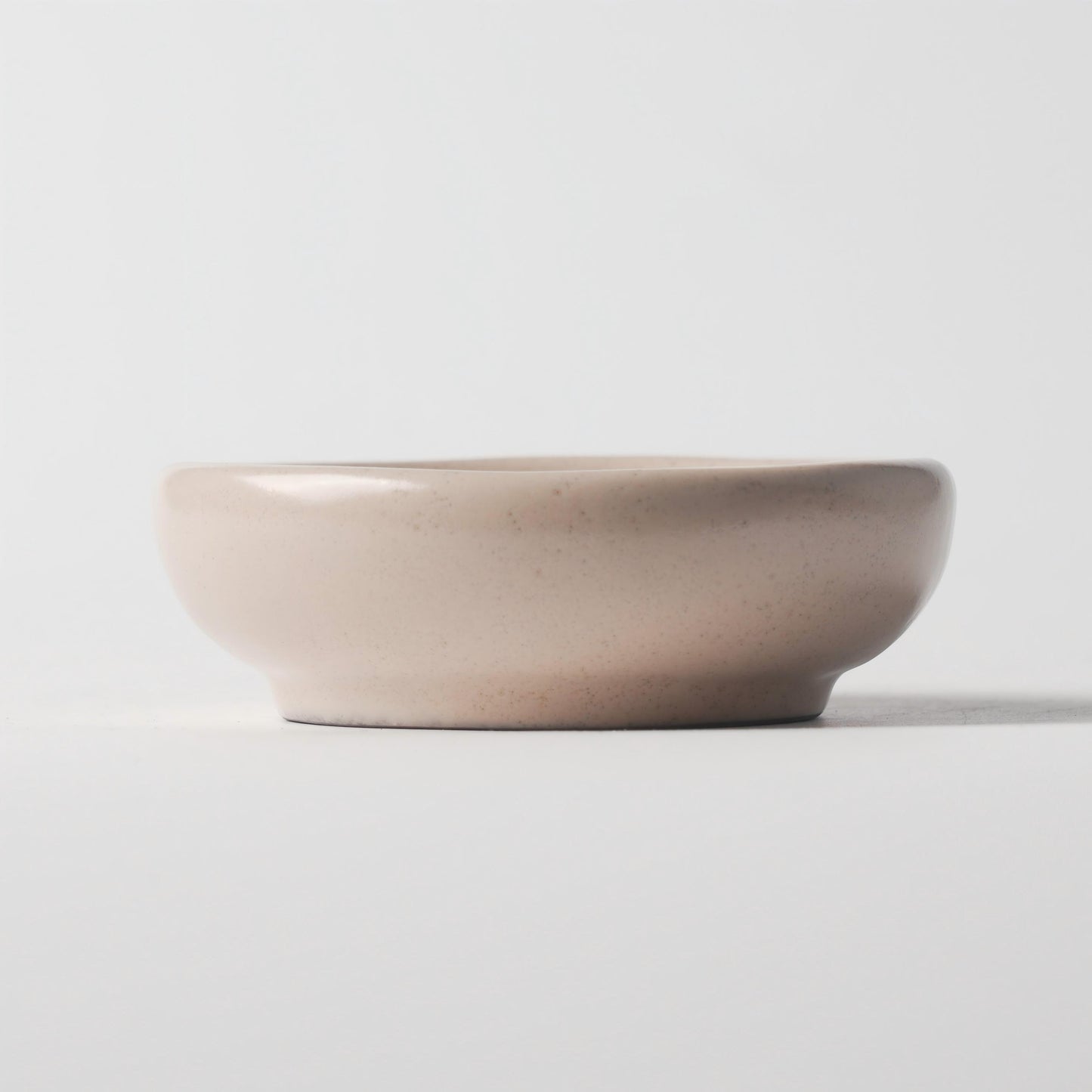 Cream Beige Ceramic Sauce Dish — 4 Inch