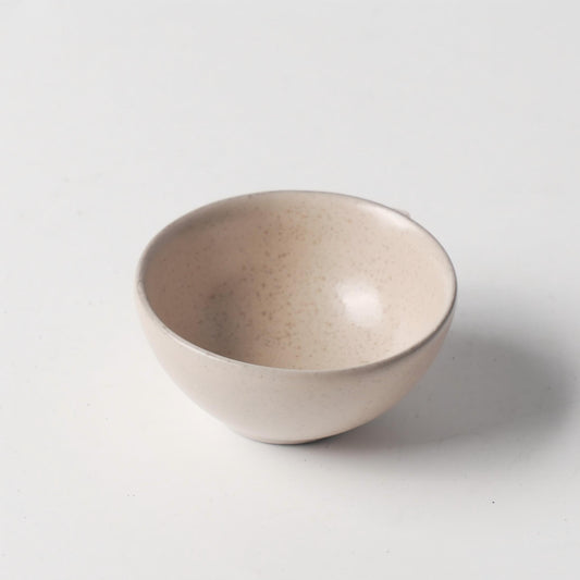 Cream Beige Ceramic Speckled  Cup