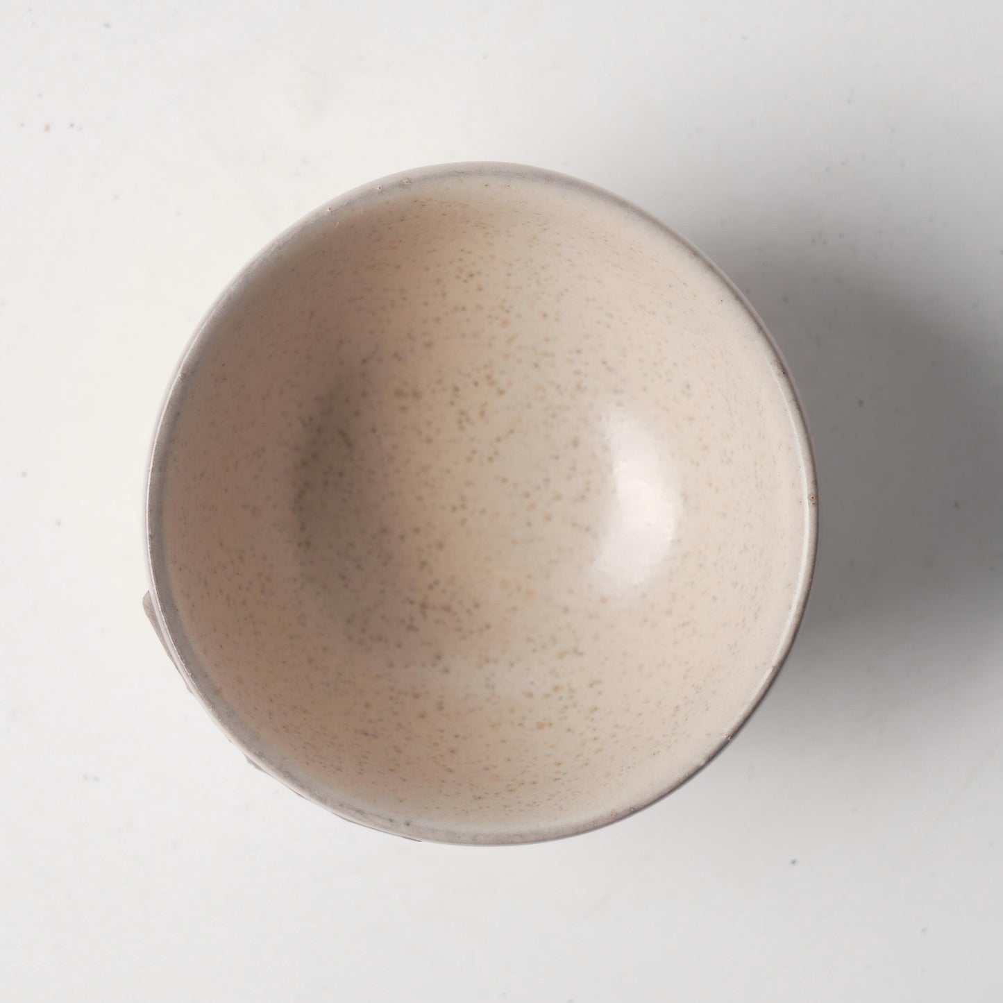 Cream Beige Ceramic Speckled  Cup