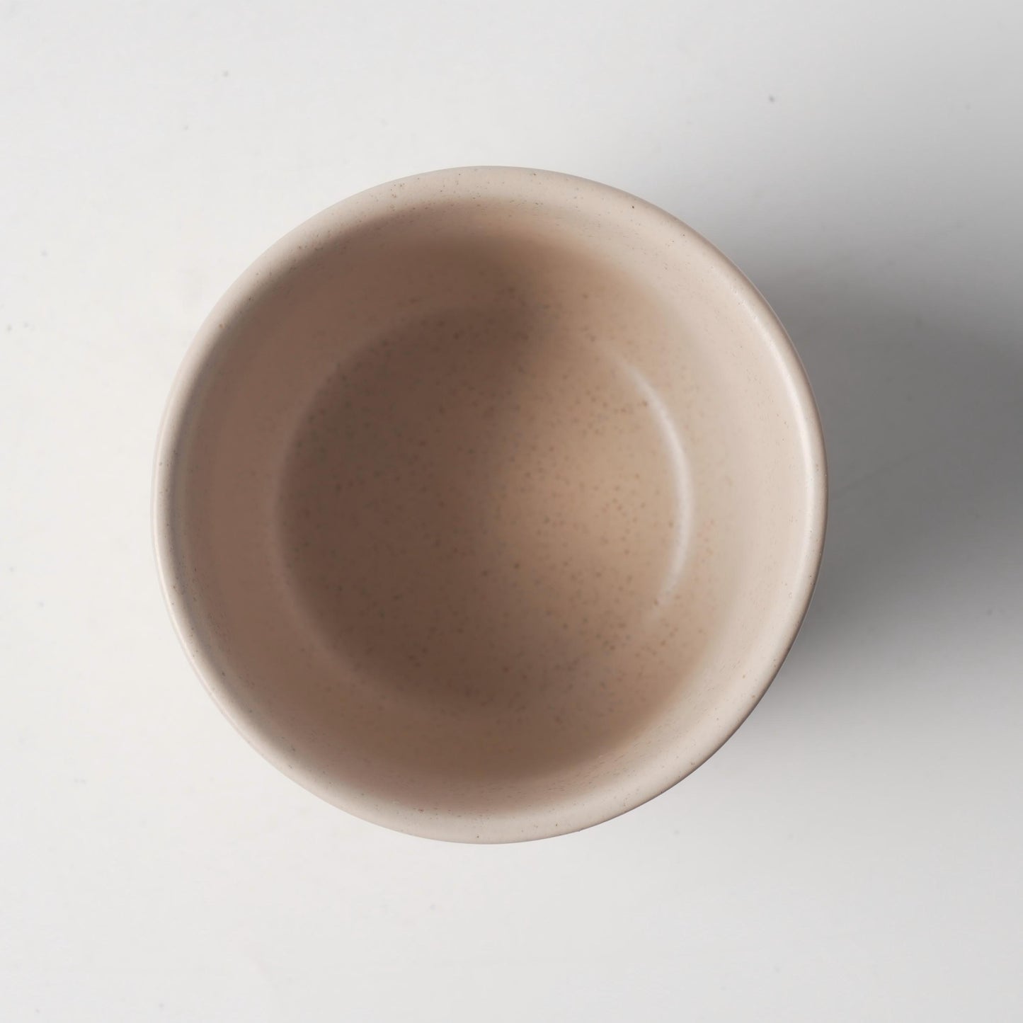 Cream Beige Matte Ceramic Tea Cup