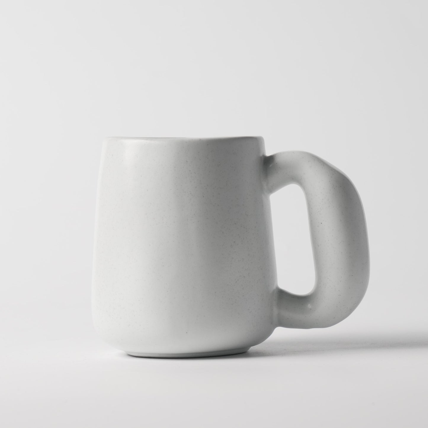 Dundun Grey Sculptural Ceramic Mug