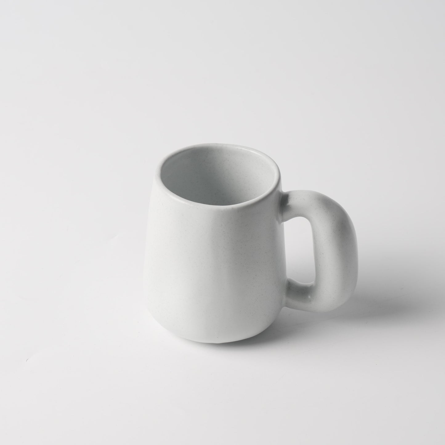 Dundun Grey Sculptural Ceramic Mug