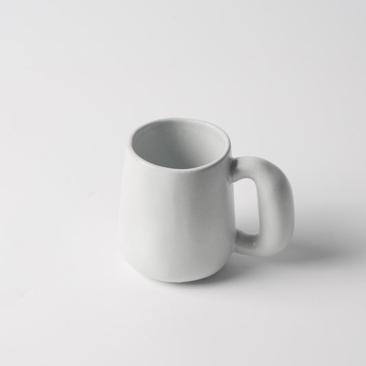 Dundun Grey Sculptural Ceramic Mug