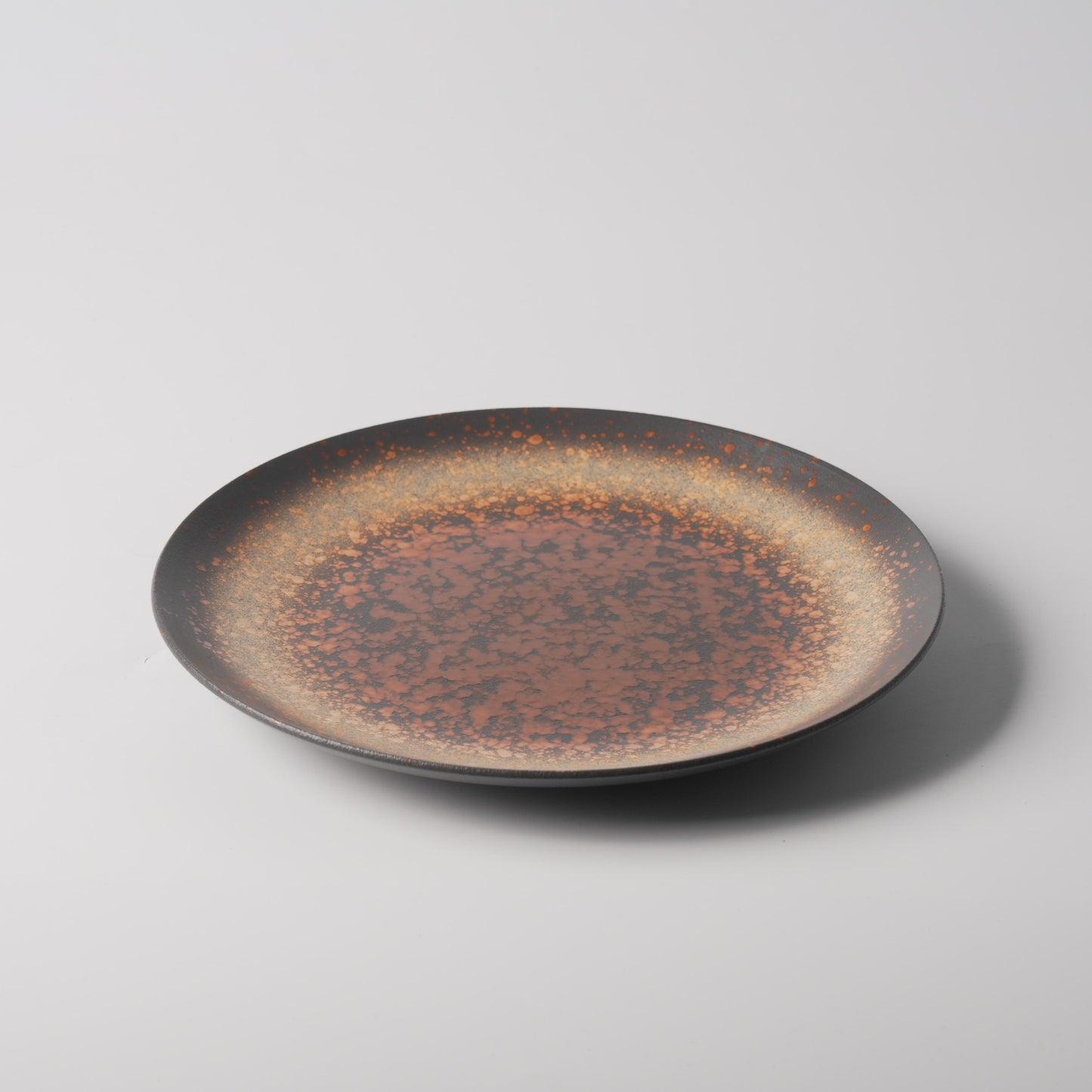 Iron Flame Kiln-Change Shallow Ceramic Plate