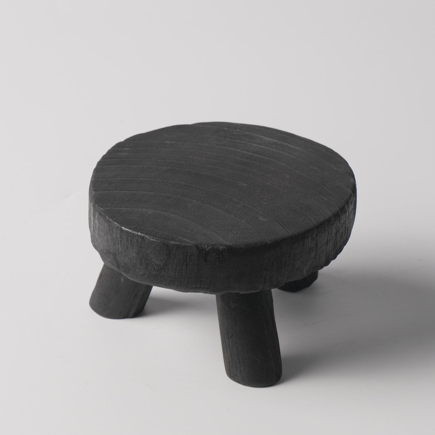 Wabi-Sabi Charred Wood Sculptural Tea Table