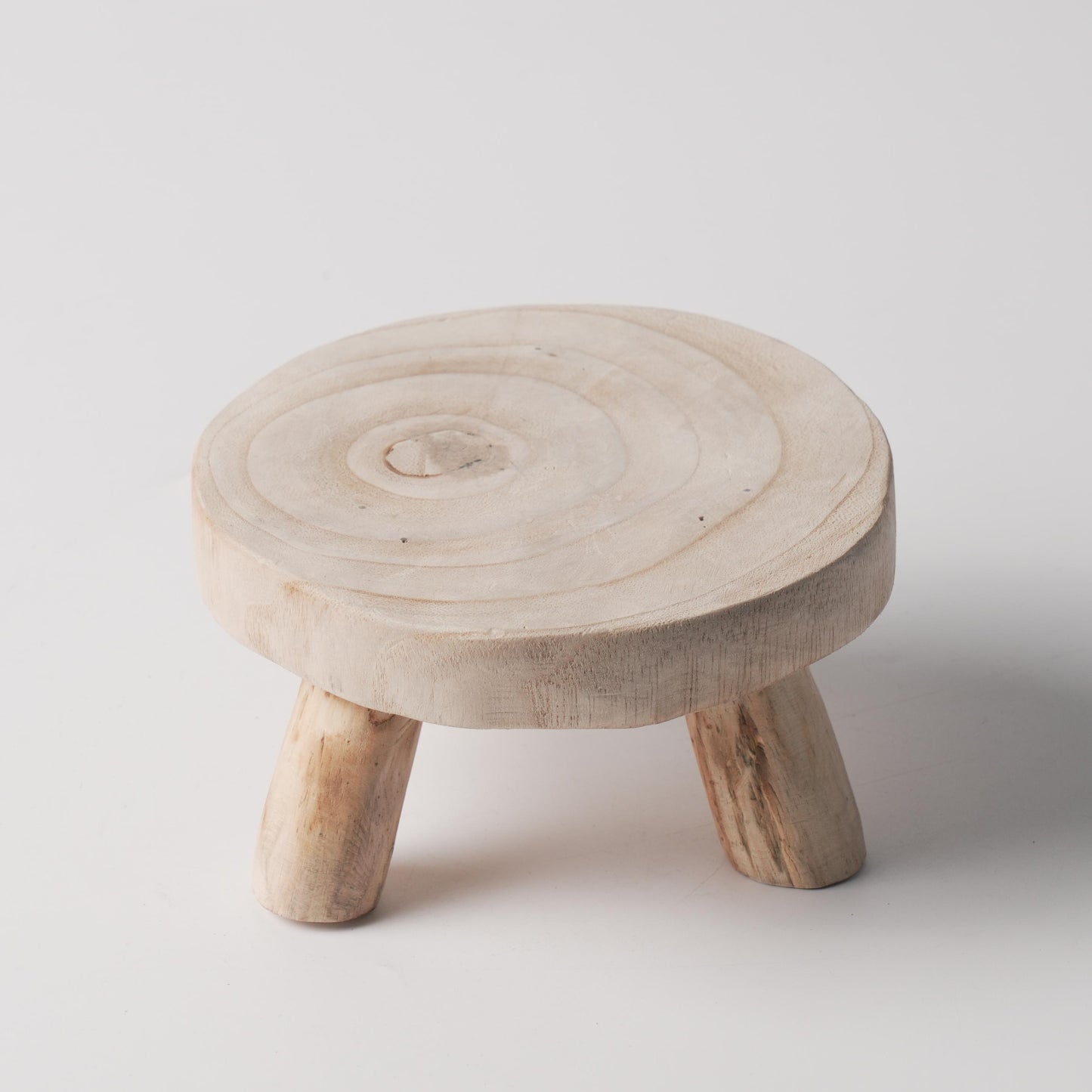 Wabi-Sabi Natural Wood Sculptural Tea Table