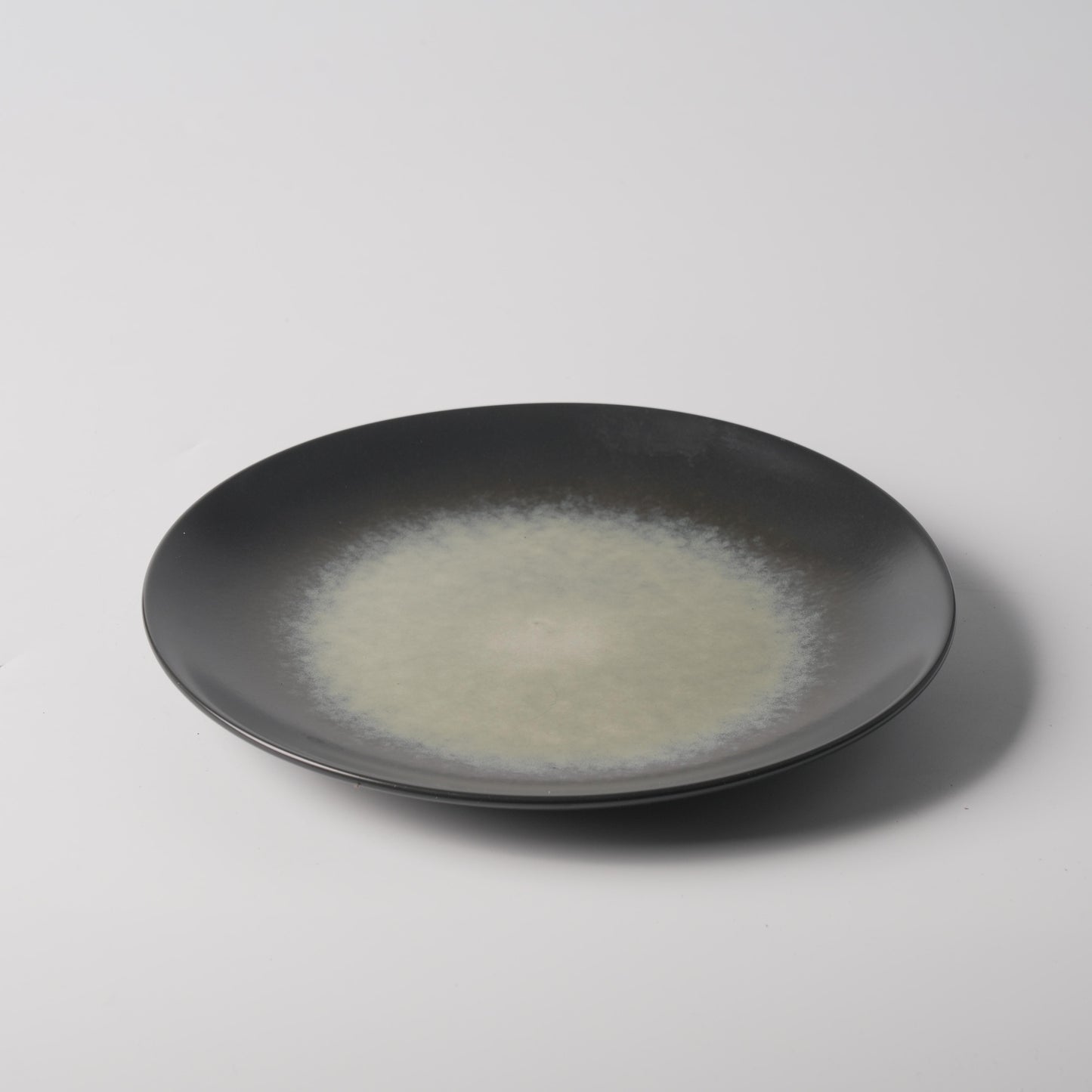 Cosmic Nebula Glaze Shallow Ceramic Plate