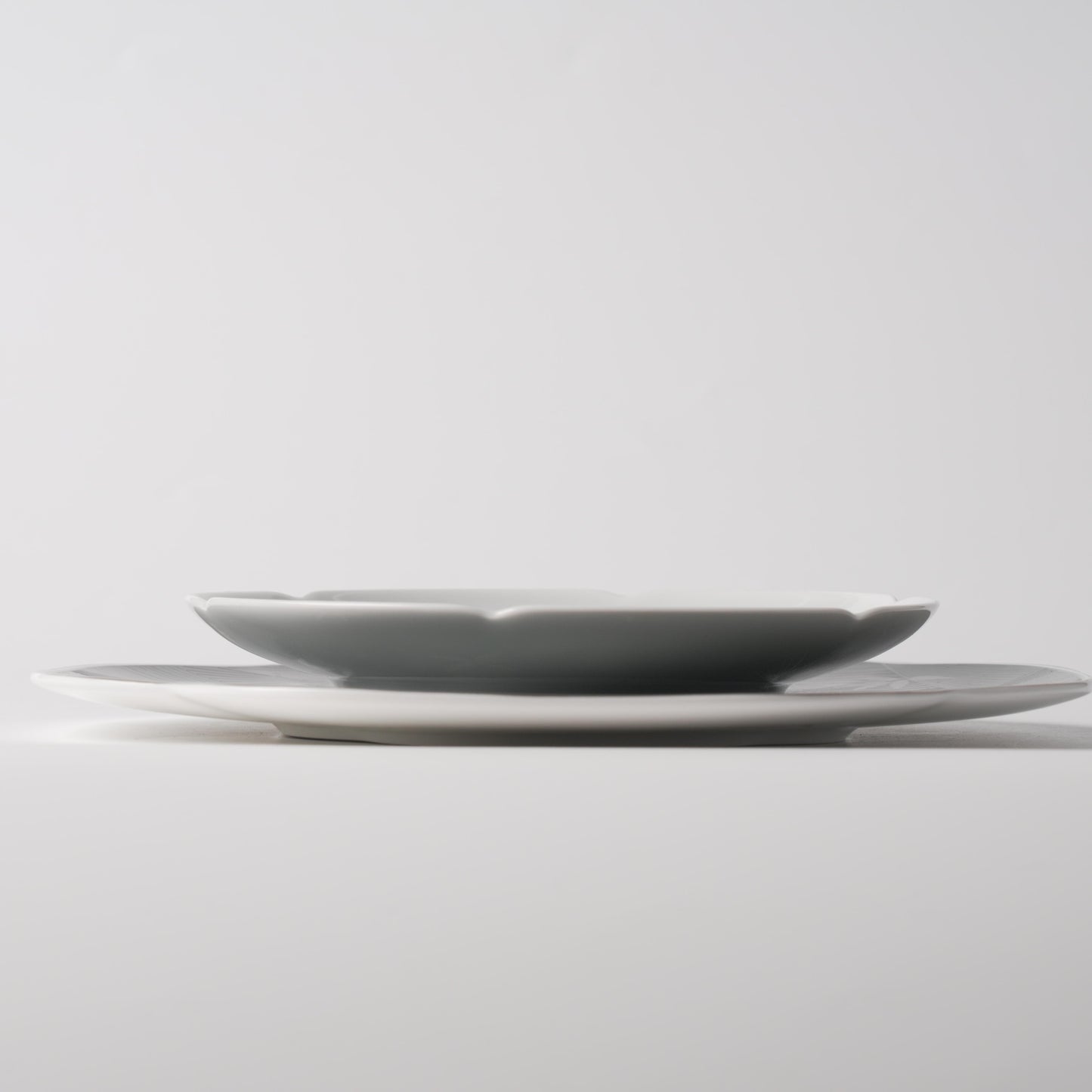 Bamboo Shadow & Song Porcelain Plate Set
