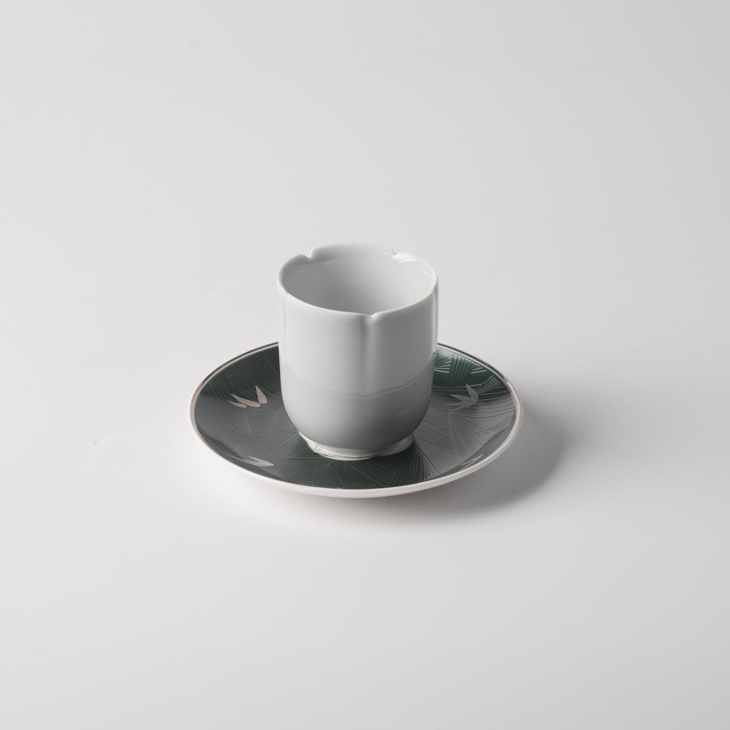 Bamboo Shadow Saucer & Lotus Petal Cup Set