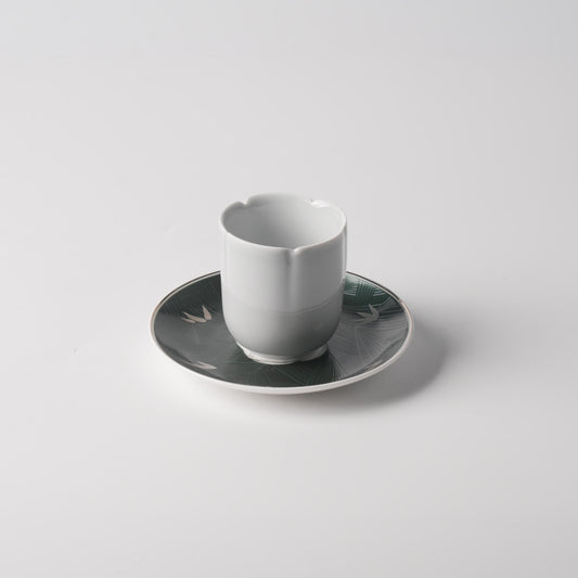 Bamboo Shadow Saucer & Lotus Petal Cup Set