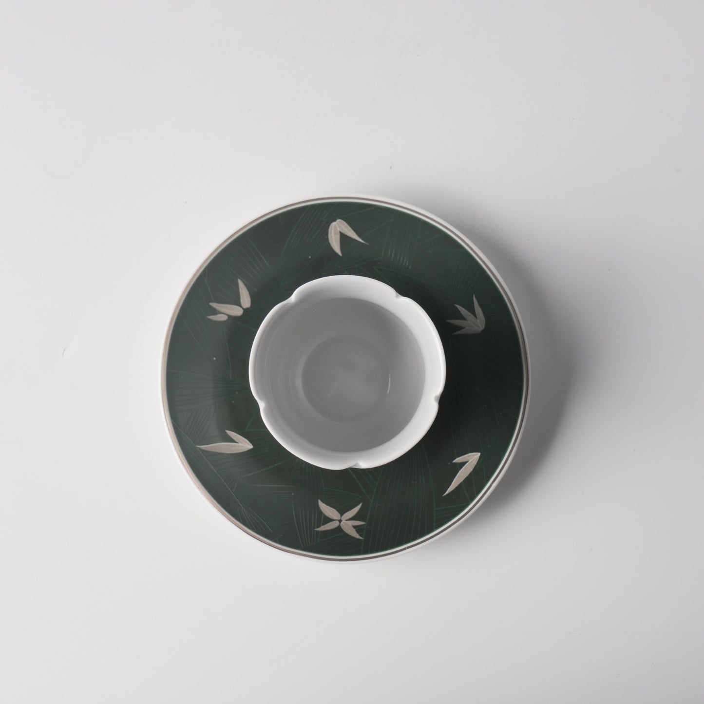 Bamboo Shadow Saucer & Lotus Petal Cup Set