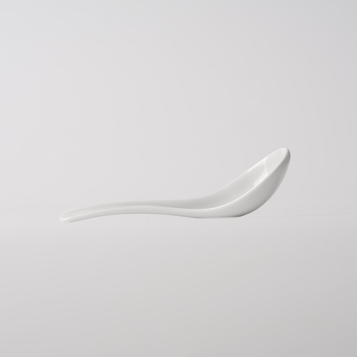 Ivory Porcelain Chinese Soup Spoon