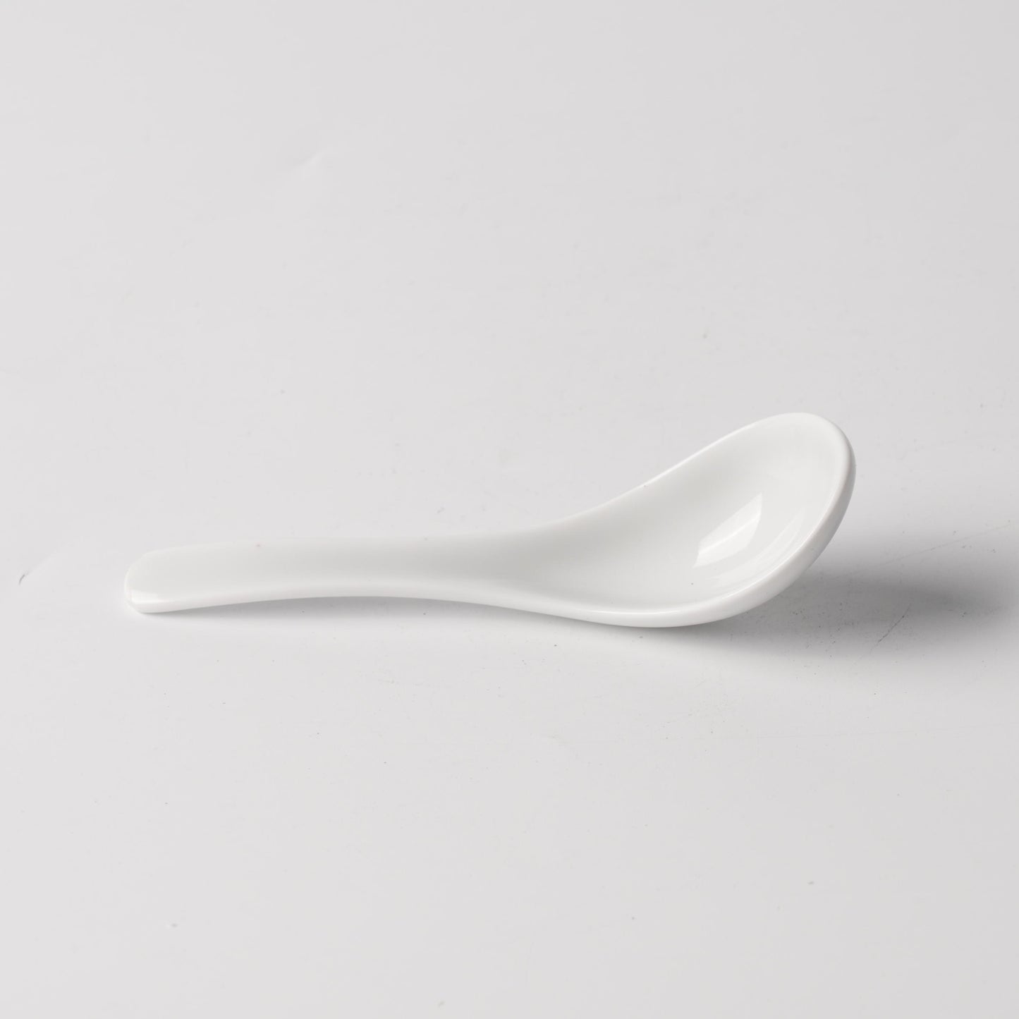 Ivory Porcelain Chinese Soup Spoon