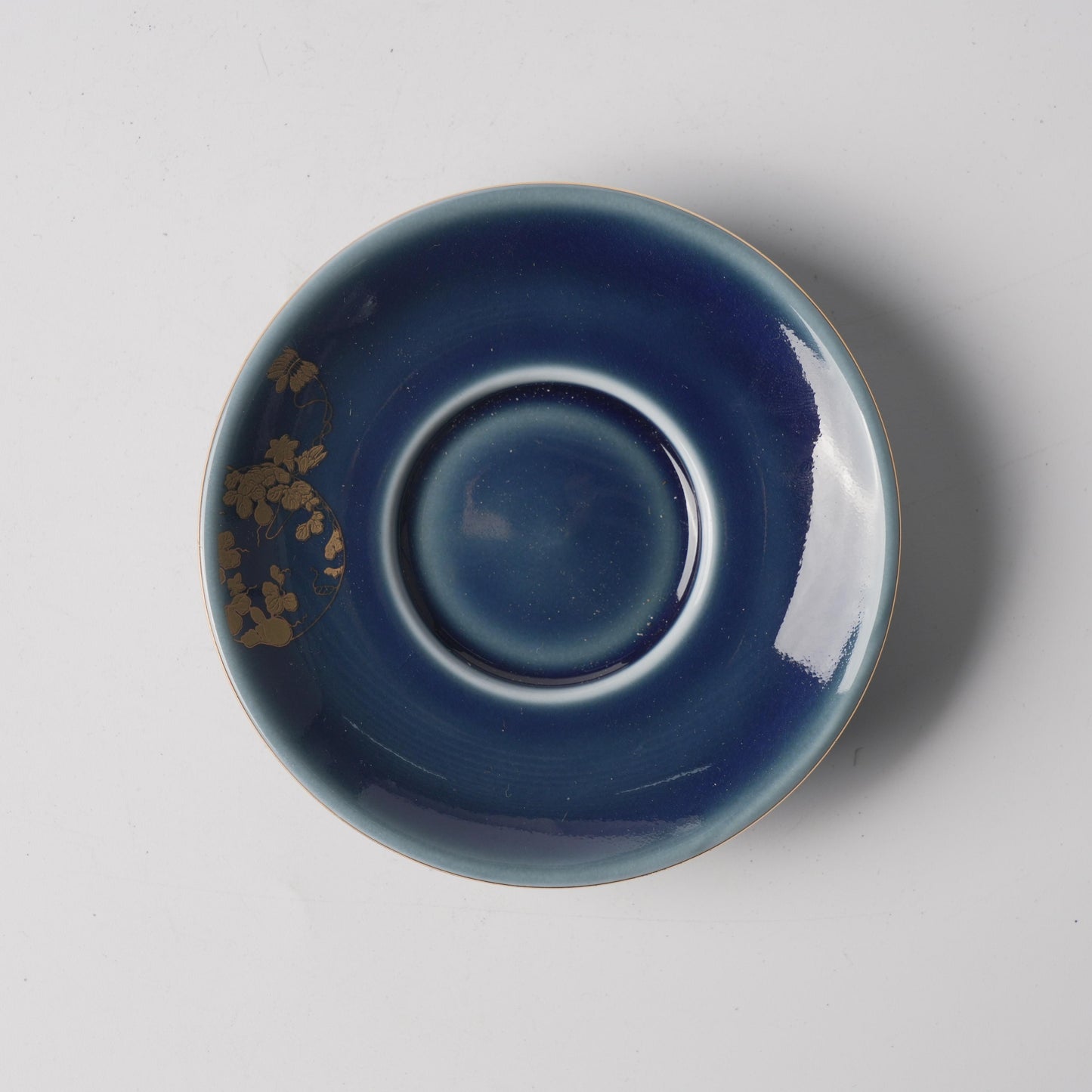 Fu Lu Gold — 4" Fuyao Saucer & 80ml Guest Glass Cup