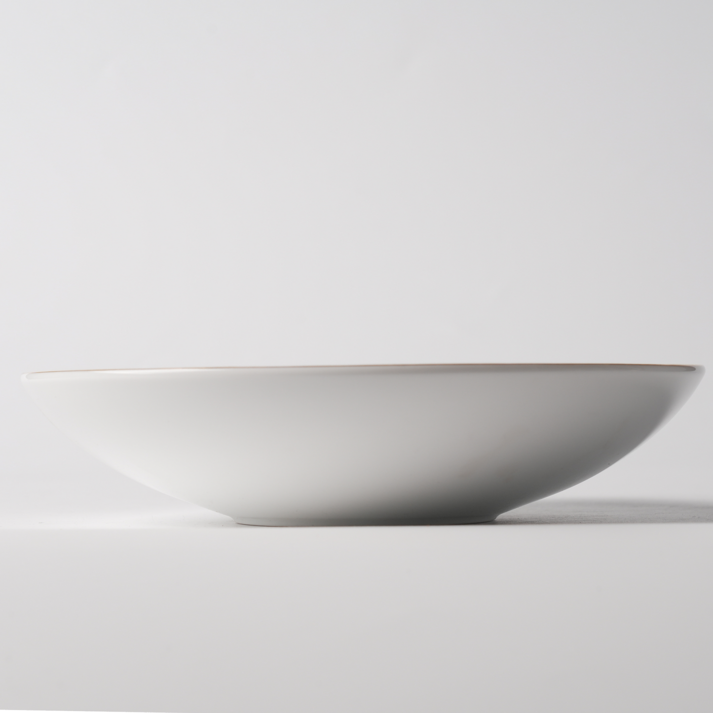 Gold Kintsugi — 9" Wide Shallow Bowl