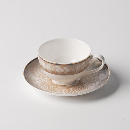 Gold Thread — Zunyu Cup & Saucer