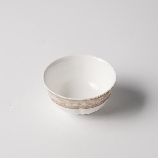 Gold Thread — 4" Qiankun Rice Bowl