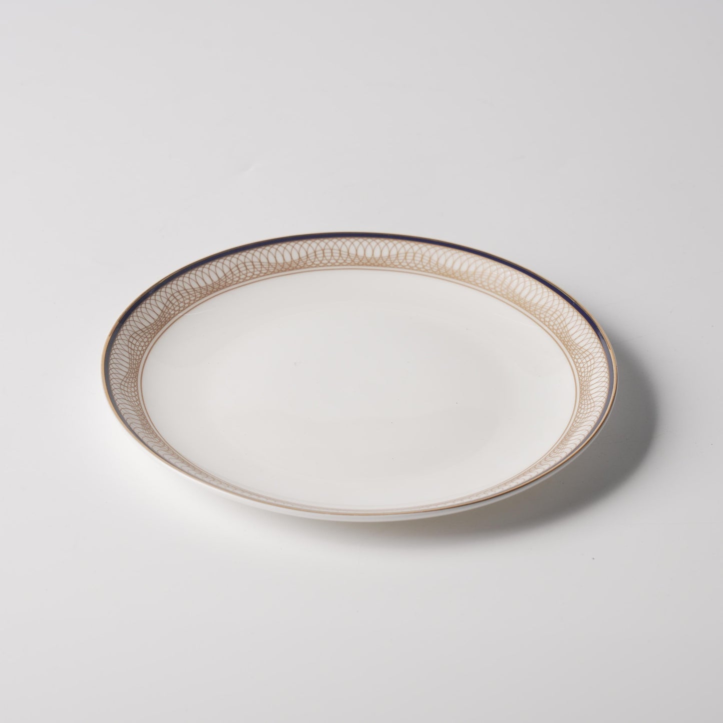 Gold Thread — 8" Bone Dish