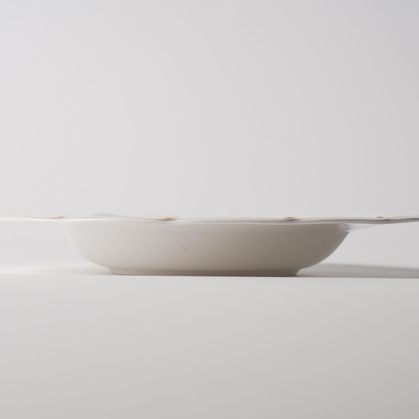 Angel × Butterfly — Large Rimmed Deep Plate