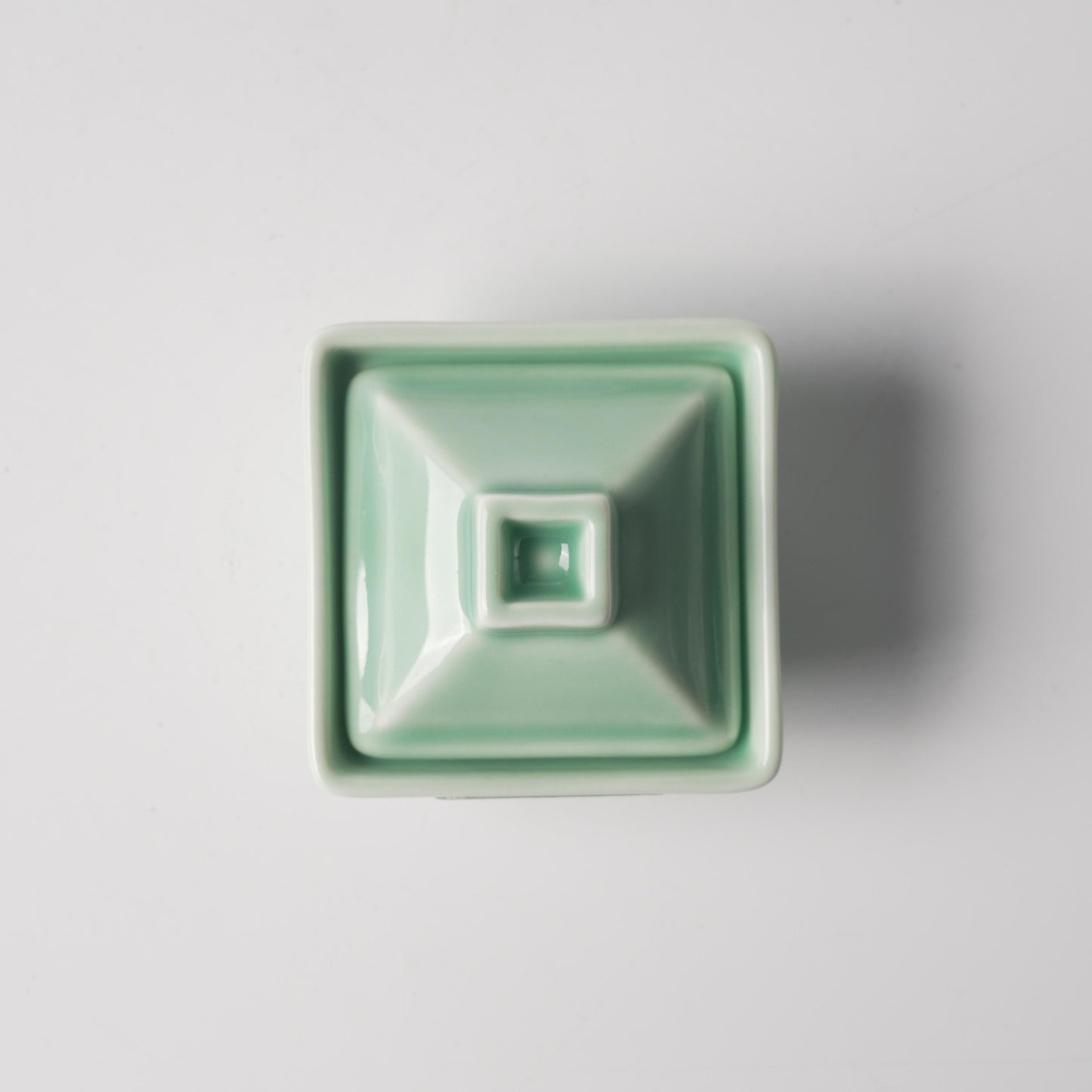 Celadon — Small Covered Snack Box