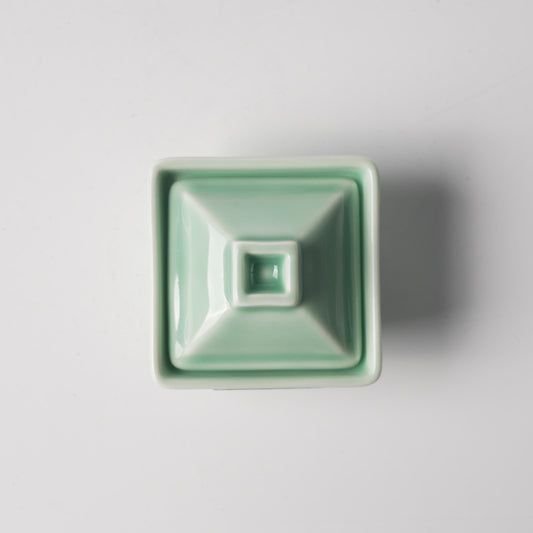 Celadon — Small Covered Snack Box