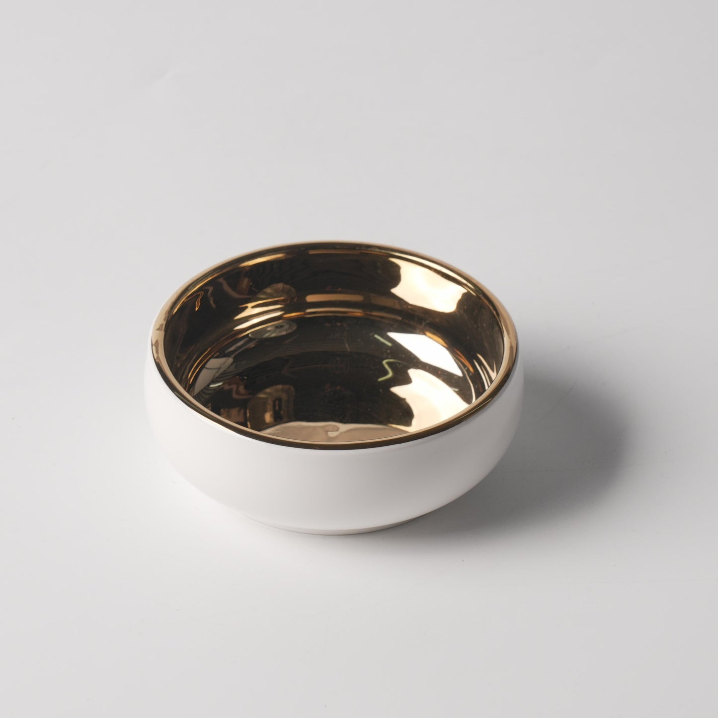 Gold Mirror Interior Korean-Style Round Bowl